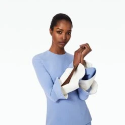 Meili Top 6 Meili Top -Cheap dresses store AW19 T183.1 P39.1 BLUE 20ASH DETAIL ECOM HIRES d1