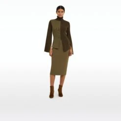 Gigi Light Khaki & Dark Khaki Knit