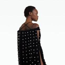 Ameliae Black Midi Dress -Cheap dresses store AW22 D449.1E48 SV BLACK ECOM d2 pearlsremoved 2500x2500 square