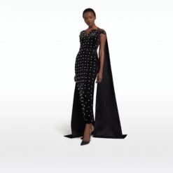 Ameliae Black Midi Dress