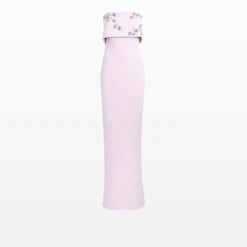 Agyness Lilac Snow Long Dress -Cheap dresses store AW22 DL585.1E46 HC LILAC 20SNOW PACKSHOT pkf 2500x2500 square