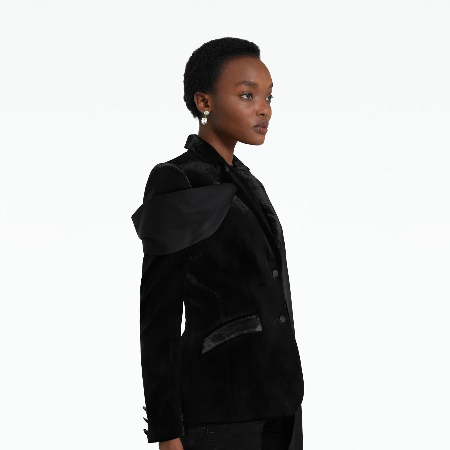 Emma Black Jacket 3 Emma Black Jacket - Image 3