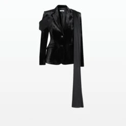 Emma Black Jacket 11 Emma Black Jacket -Cheap dresses store AW22 J111.1 SV BLACK SBC BLACK PACKSHOT pkf 2500x2500 square