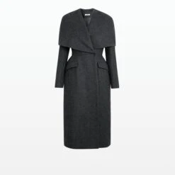 Hannah Speckled Grey Coat -Cheap dresses store AW22 J114.1 HW SPECKLED 20GREY PACKSHOT.pkf 2500x2500 square