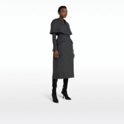 Hannah Speckled Grey Coat -Cheap dresses store AW22 J114.1 HW SPECKLED 20GREY T481.1 TU BLACK ECOM si 2500x2500 square