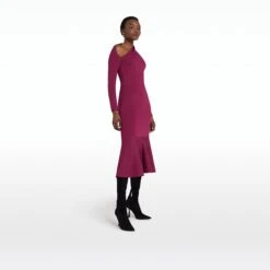 Annabel Burgundy Knit -Cheap dresses store AW22 KN143.1 TBK BURGUNDY ECOM si 2500x2500 square