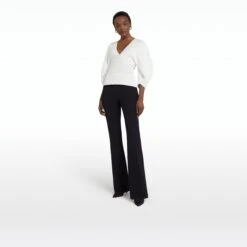 Kamali Ivory Knit Top -Cheap dresses store AW22 KN145.1 TBK IVORY P87.1 HC BLACK ECOM fr 2500x2500 square