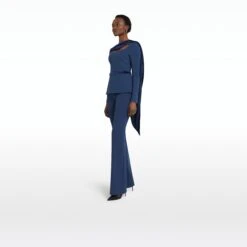 Alexa Ink Blue Trousers