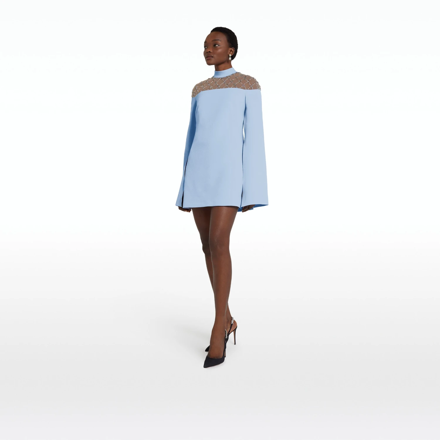 Caspar Soft Sky Top 4 Caspar Soft Sky Top - Image 4