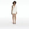 Jalia Ivory Short Dress