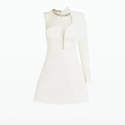 Jalia Ivory Short Dress 9 Jalia Ivory Short Dress -Cheap dresses store AW23 D544.1E50 HC IVORY TU NUDE JT EMB CRYSTAL PACKSHOT pkf gradient 2500x2500 78912b4d 74e0 4aa2 85e7 292b4c31a92e