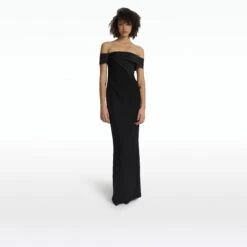 Serilda Black Long Dress