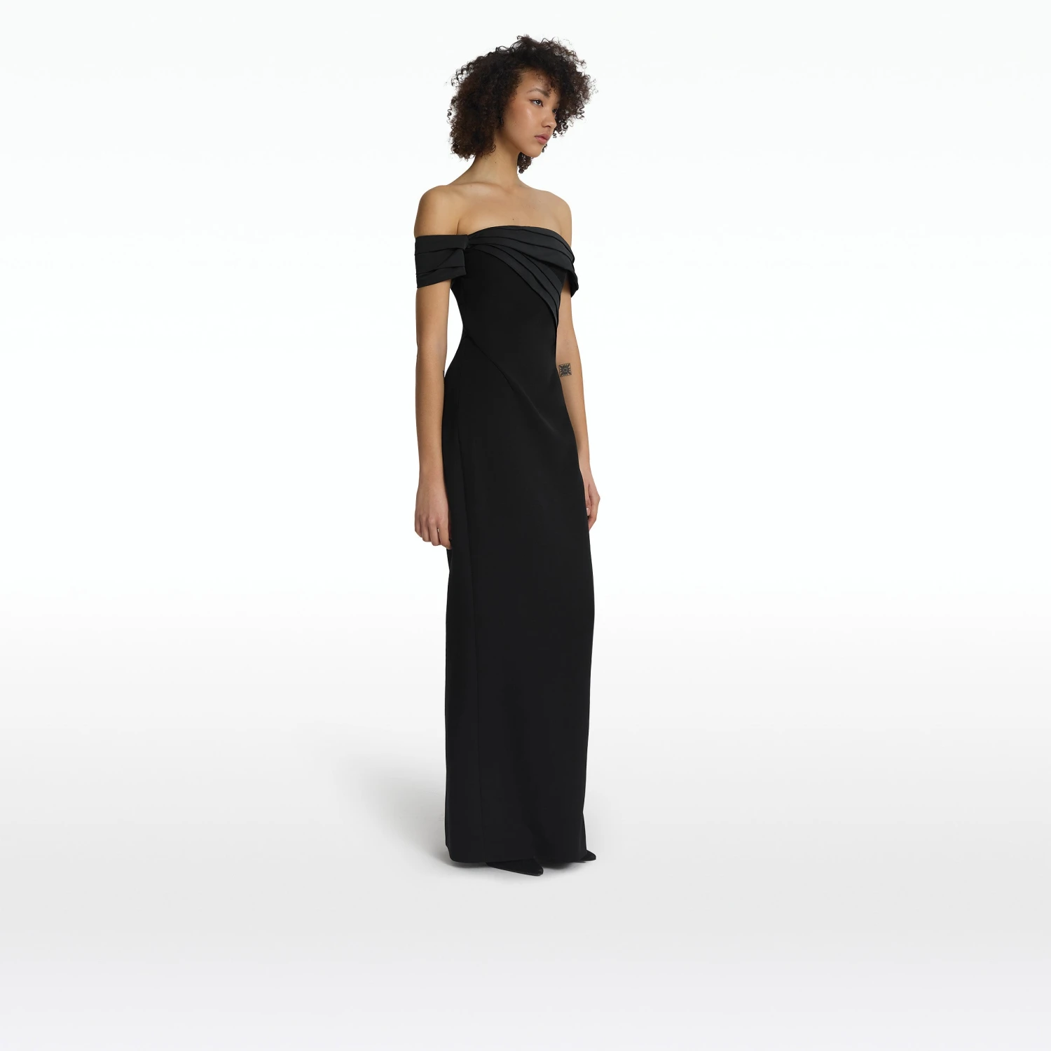 Serilda Black Long Dress 4 Serilda Black Long Dress - Image 4