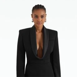 Tansy Black Jumpsuit -Cheap dresses store AW23 JS158.1 WSU BLACK SSS BLACK ECOM d1 2500x2500 square