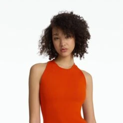 Medoran Walnut Knit Midi Dress -Cheap dresses store AW23 KN162.1 BSK WALNUT ECOM d1 2500x2500 square