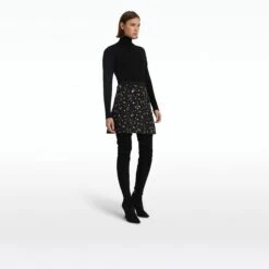 Giulia Black Knit Top -Cheap dresses store AW23 KN166.1 BSK BLACK SK78.1E84 HC BLACK CS EMB SILVER GOLD ECOM si 2500x2500 square 8fe984e0 d7f4 4158 9e75 83f99a903bb1