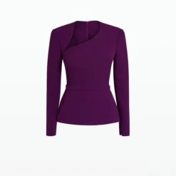 Nadia Currant Top -Cheap dresses store AW23 T548.1 HC CURRANT PACKSHOT pkf gradient 2500x2500 5ba80c7d 5a93 4a63 8521 e2142143cac8