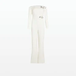 Veasna Ivory & Flower Bud Embroidery Jumpsuit -Cheap dresses store BDL21 JS70.1E36 20 2B 20BE33.1E36 HC IVORY PACKSHOT pkf 2500x2500 square