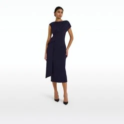 Regina Azurite Midi Dress