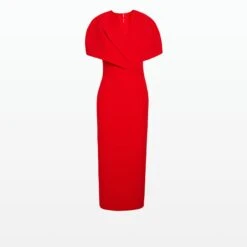 Flora Cherry Red Midi Dress 9 Flora Cherry Red Midi Dress -Cheap dresses store CORE D420.1 HC CHERRYRED PACKSHOT pkf 2500x2500 square
