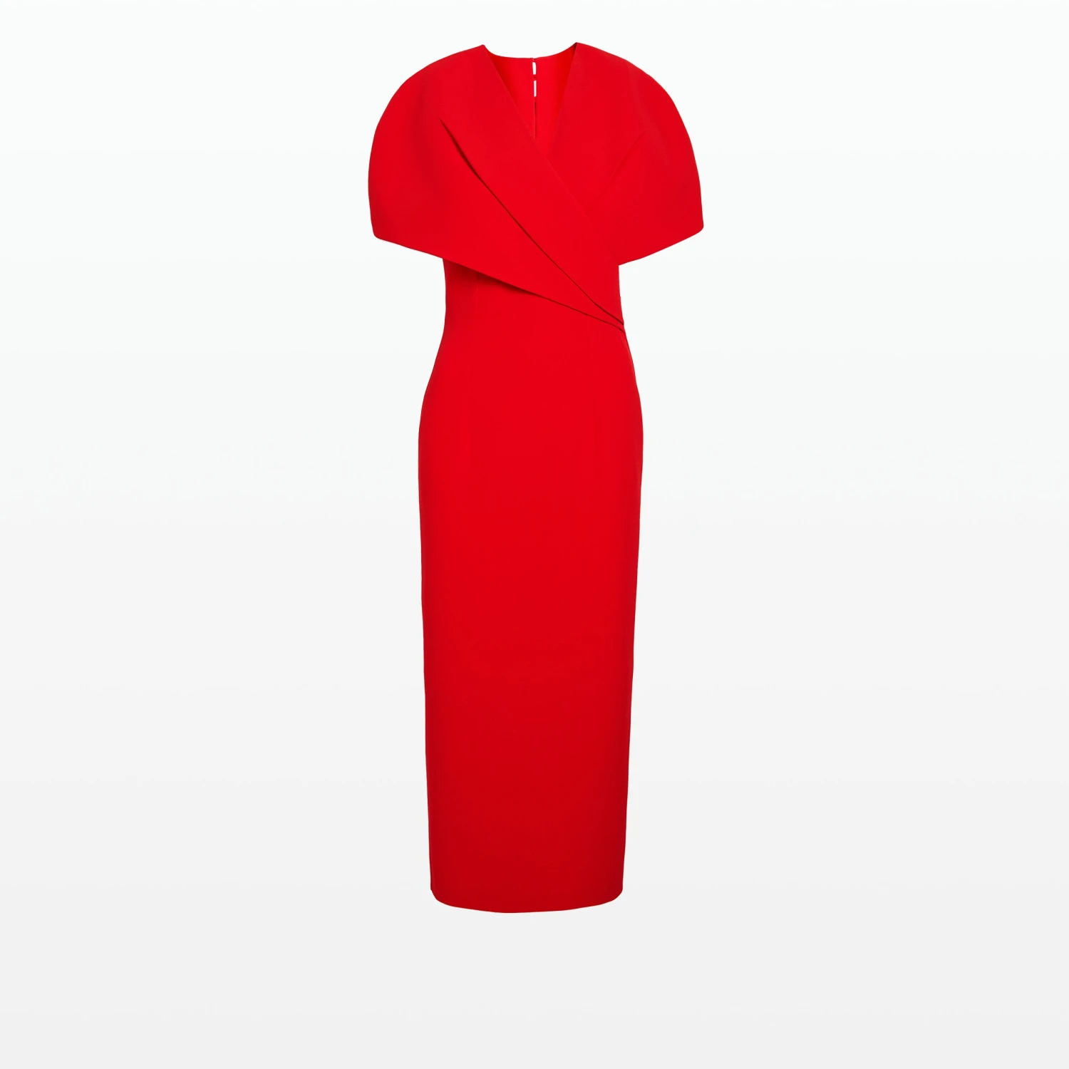 Flora Cherry Red Midi Dress 5 Flora Cherry Red Midi Dress - Image 5