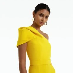 Kora Canary Long Dress -Cheap dresses store CORE DL345.1 HC CANARY ECOM d1 2500x2500 square