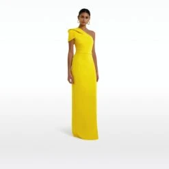 Kora Canary Long Dress