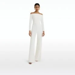 Veasna Ivory Jumpsuit