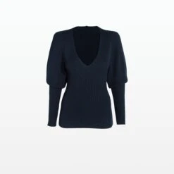 Laure Navy Knit -Cheap dresses store EL21 KN58.1 NAVY PACKSHOT pkf 2500x2500 square