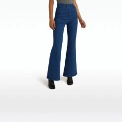 Davignon Blue Denim Trousers -Cheap dresses store EL4 KN105.1 WSK STONE 20MELANGE P86.D D BLUE ECOM d2 2500x2500 square