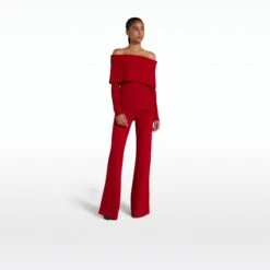 Risetta Azalea Red Knit