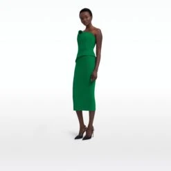 Delani Jewel Green Midi Dress -Cheap dresses store PF22 D429.1 HC JEWEL GL02.1 FS BLACK ECOM si 2500x2500 square