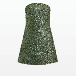 Rowan Oil Green Short Dress -Cheap dresses store PF22 D439.1E45 HC OILGREEN PACKSHOT pkf