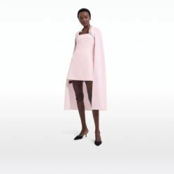 Rohanna Barely Pink Short Dress