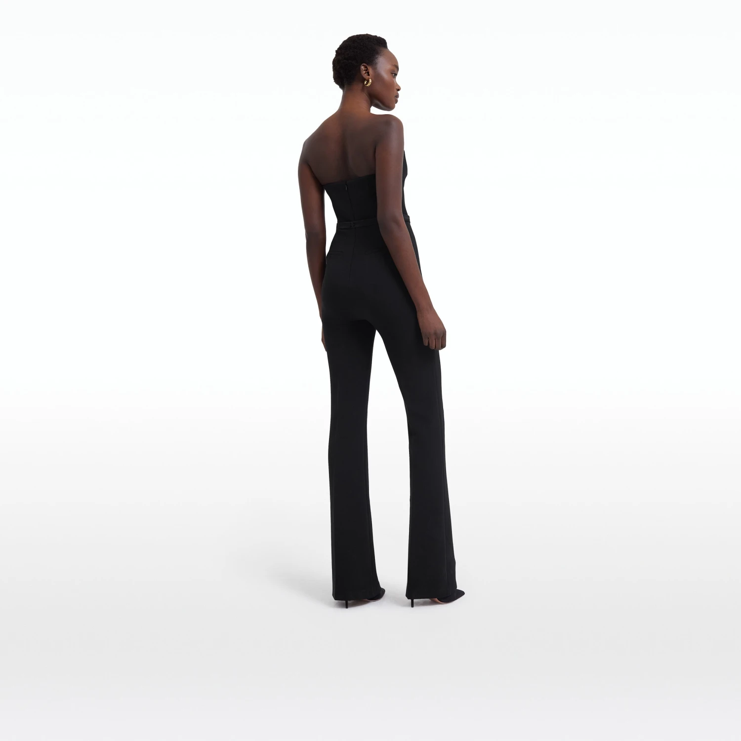 Myrine Black Jumpsuit With Belt 2 Myrine Black Jumpsuit With Belt - Image 2