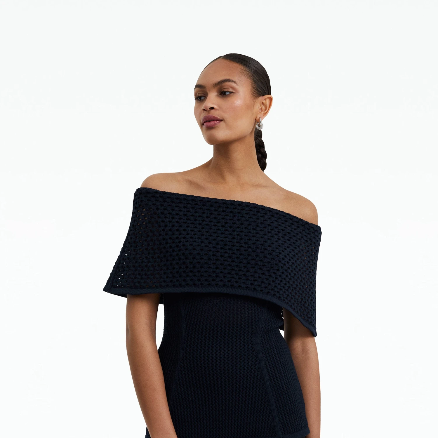 Kora Navy Knit Top 3 Kora Navy Knit Top - Image 3