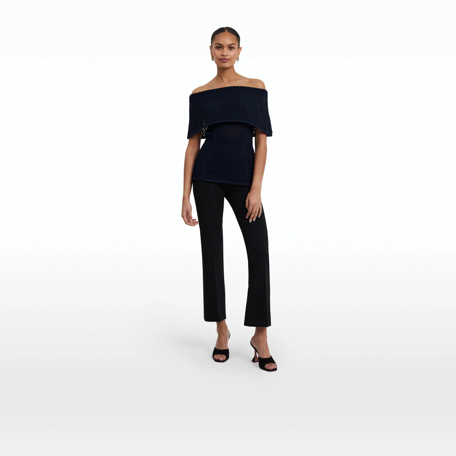 Kora Navy Knit Top 1 Kora Navy Knit Top