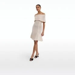 Kole Nouvelle Peach Knit Short Dress -Cheap dresses store PF22 KN140.1 DY NOUVELLEPEACH ECOM di 2500x2500 square