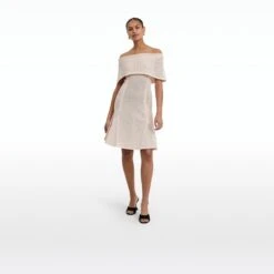 Kole Nouvelle Peach Knit Short Dress