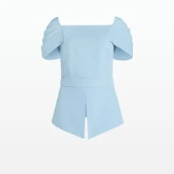 Taiya Pale Blue Top -Cheap dresses store PF22 T471.1 HC PALEBLUE PACKSHOT pkf