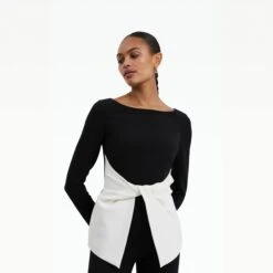 Tayla Black & Ivory Top -Cheap dresses store PF22 T475.1 HC BLACK IVORY P39.1 HC BLACK ECOM d1 2500x2500 square