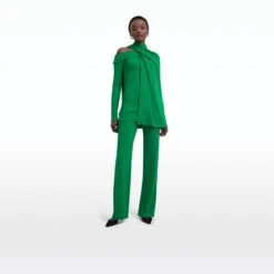 Tatianna Jewel Green Top