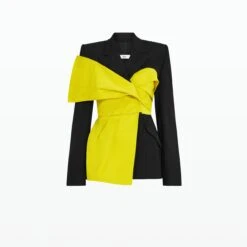 Lenalle Black & Chartreuse Jacket -Cheap dresses store PF23 J129.1 DW BLACK FLL CHARTREUSE PACKSHOT pkf gradient 2500x2500 186308dc f1e3 4dde afee 7341443b4e4d