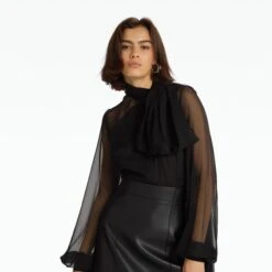 Delfinane Black Top -Cheap dresses store PF23 T540.1 SLC BLACK SK84.VL VL BLACK ECOM d1 2500x2500 square2