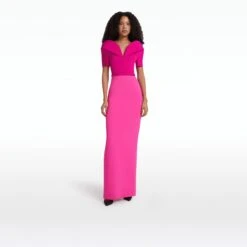 Caran Beverley Long Dress