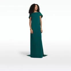 Sallie Alpine Green Long Dress