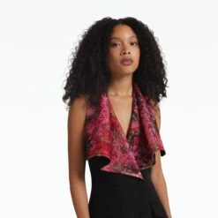 Rewena Black & Lacquer Red Jacket -Cheap dresses store PF24 J165.1 HC BLACK KJ LACQUERRED ECOM d1 2500x2500 square