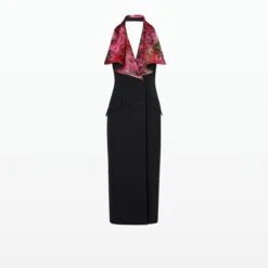 Rewena Black & Lacquer Red Jacket -Cheap dresses store PF24 J165.1 HC BLACK KJ LACQUERRED PACKSHOT pkf gradient 2500x2500 a2ab003c b363 476f 8e8d 948981ad63df