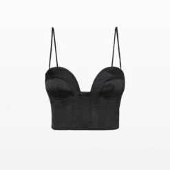 Poli Black Top -Cheap dresses store PF24 T591.1 SSS BLACK PACKSHOT pkf gradient 2500x2500 14475e44 ec45 4ba2 9093 669ed1c87670