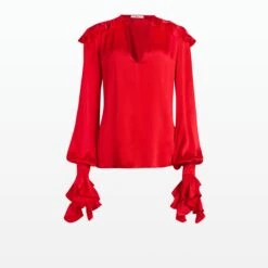 Constanza Cherry Red Top -Cheap dresses store RS22 T450.1 HS CHERRY 20RED PACKSHOT pkf 2500x2500 square